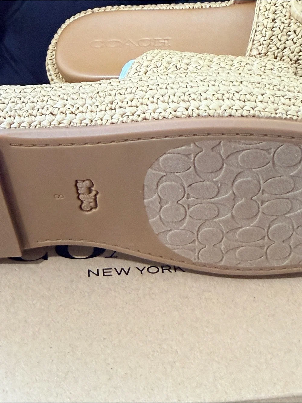 Coach chunky woven
